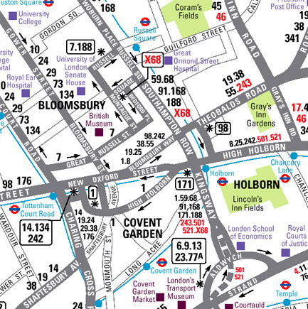 Gaetano blog: london bus map